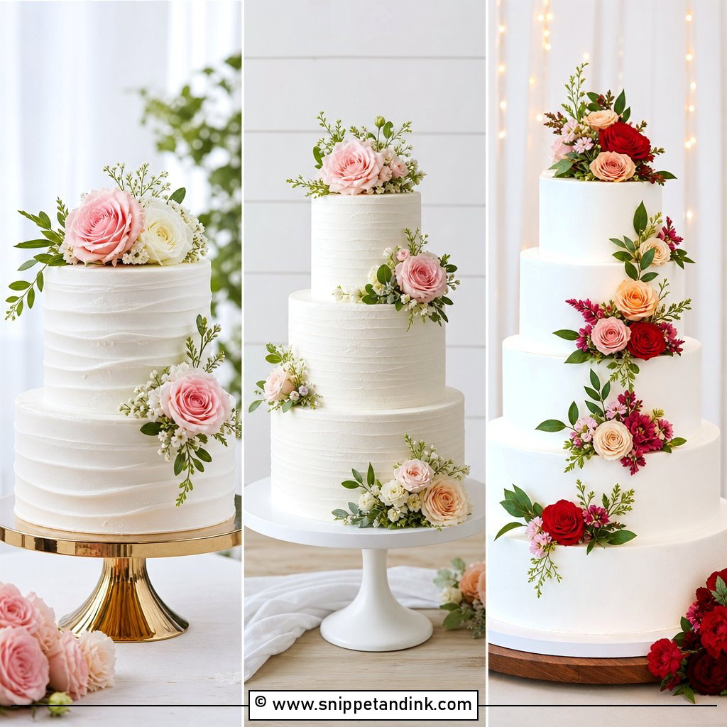 20 Cake Tier Sizes for Wedding Planning Made Easy for Couples