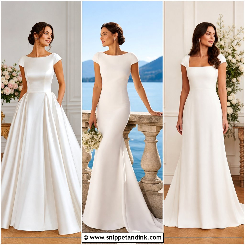 20 Capped Sleeve Wedding Dress Ideas: Chic Looks for Every Bride