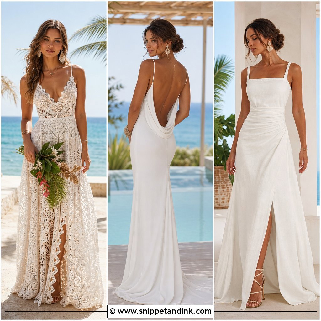 20 Caribbean Wedding Dress Ideas: Breezy Island Bridal Looks
