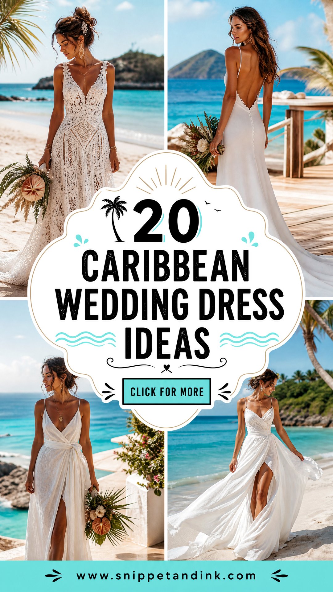 20 Caribbean Wedding Dress Ideas Breezy Island Bridal Looks - 20 Caribbean Wedding Dress Ideas: Breezy Island Bridal Looks
