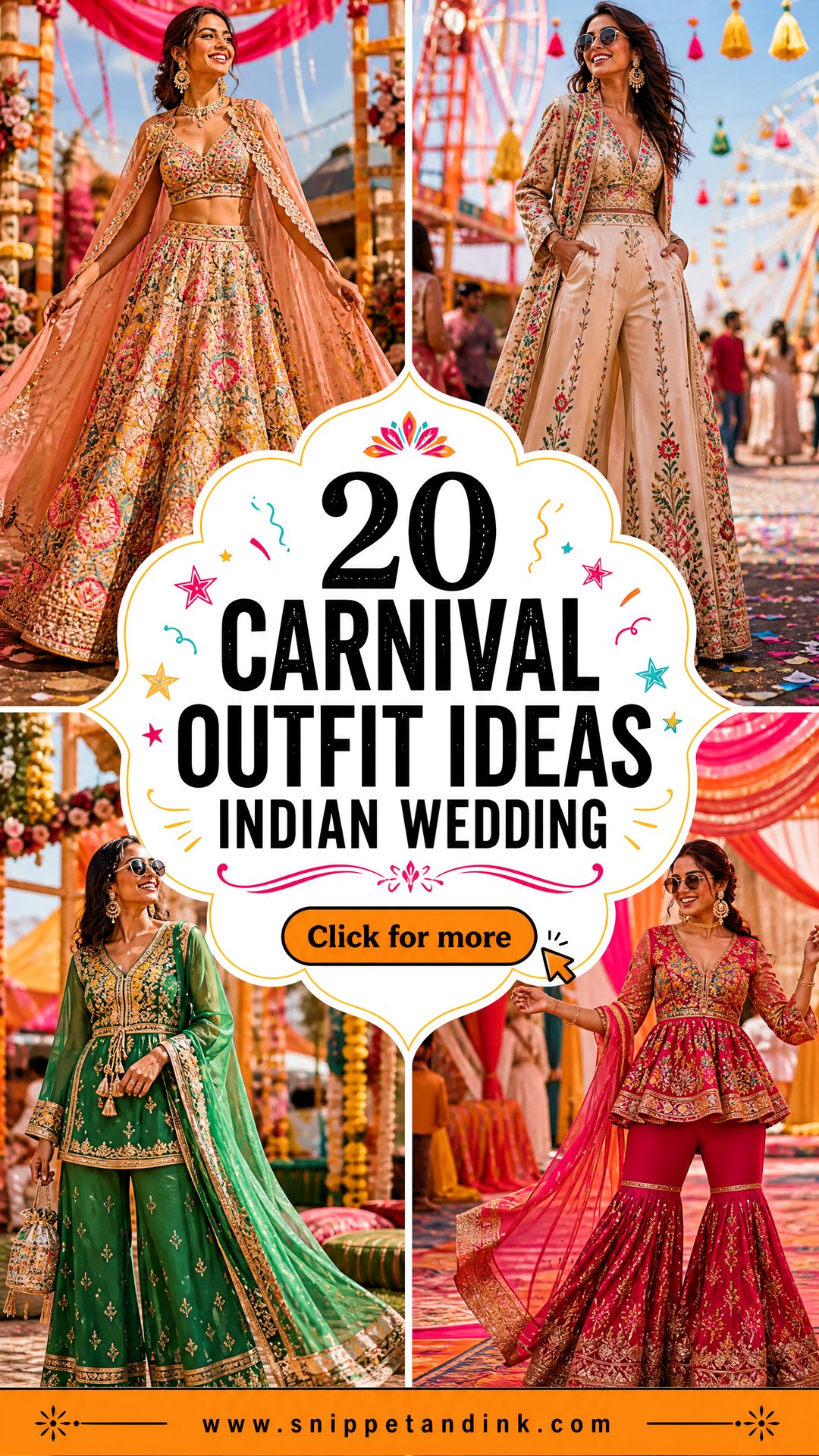 20 Carnival Outfit Ideas Indian Wedding Vibrant Guest Looks - 20 Carnival Outfit Ideas Indian Wedding: Vibrant Guest Looks