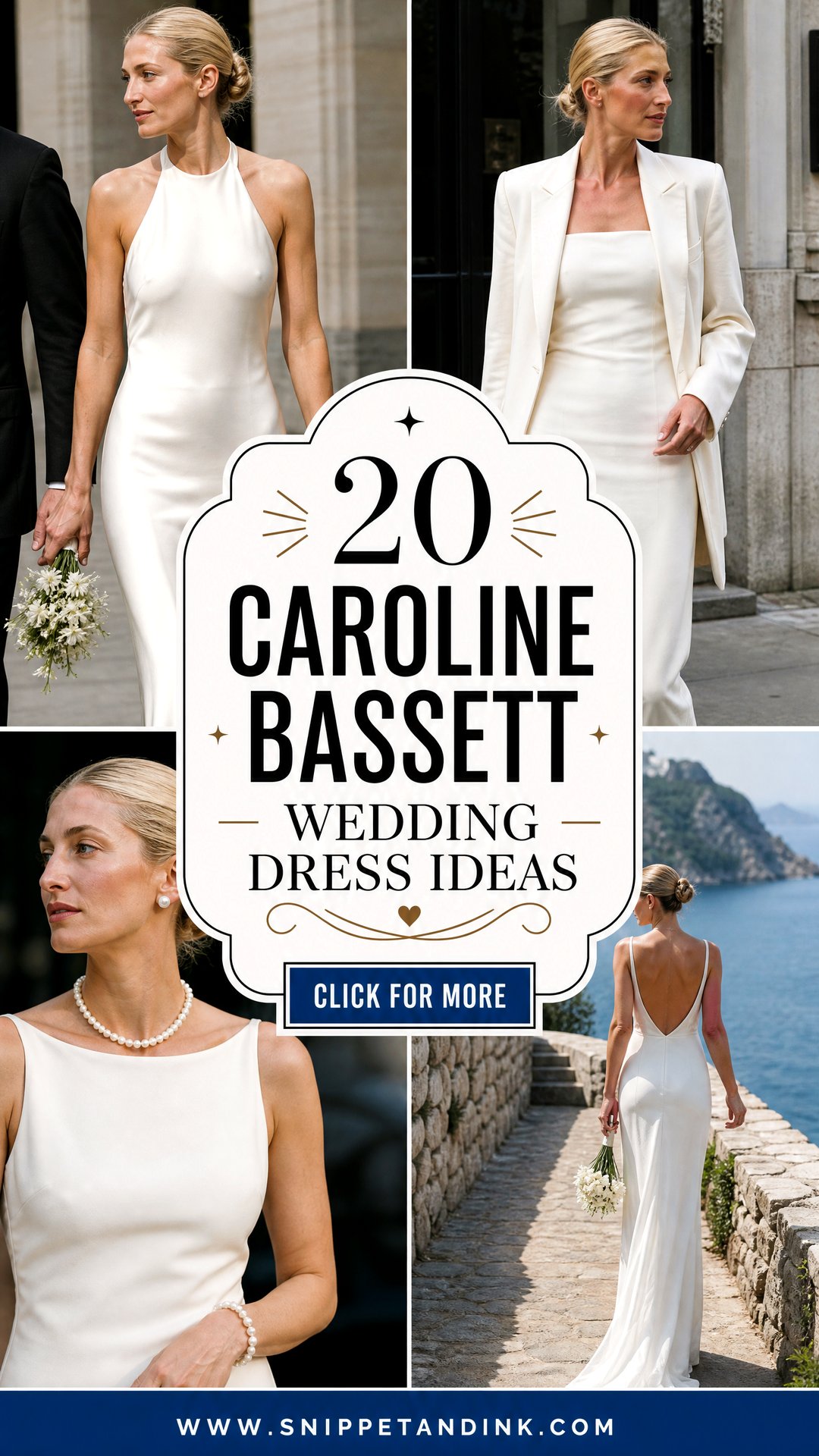 20 Caroline Bassett Wedding Dress Ideas Minimalist Bridal Looks - 20 Caroline Bassett Wedding Dress Ideas: Minimalist Bridal Looks