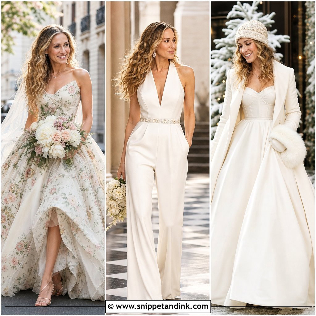 20 Carrie Bradshaw Wedding Ideas Iconic Looks for Stylish Brides