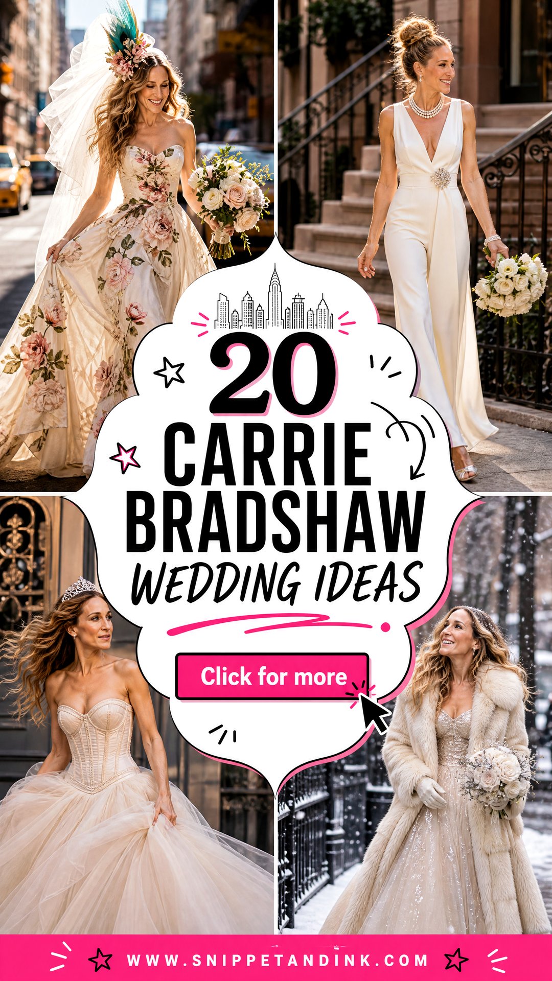 20 Carrie Bradshaw Wedding Ideas Iconic Looks for Stylish Brides - 20 Carrie Bradshaw Wedding Ideas: Iconic Looks for Stylish Brides