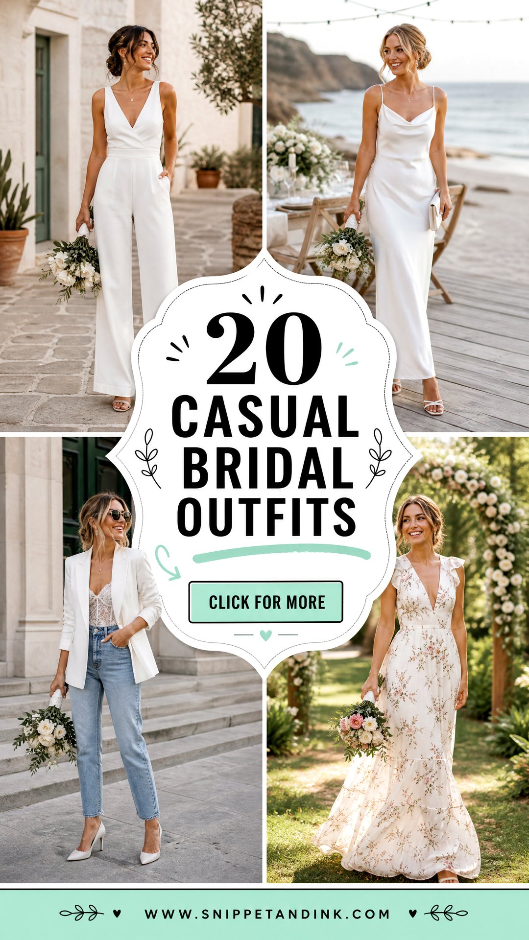 20 Casual Bridal Outfits for Chic Relaxed Wedding Style - 20 Casual Bridal Outfits for Chic, Relaxed Wedding Style
