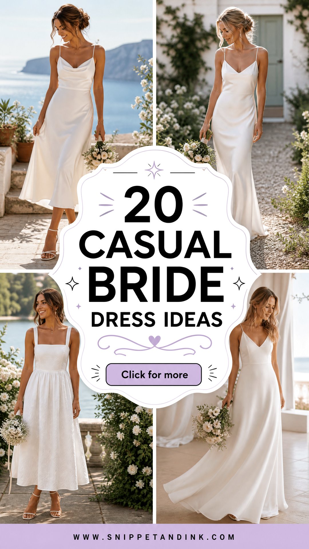 20 Casual Bride Dress Ideas for a Chic Effortless Look - 20 Casual Bride Dress Ideas for a Chic, Effortless Look