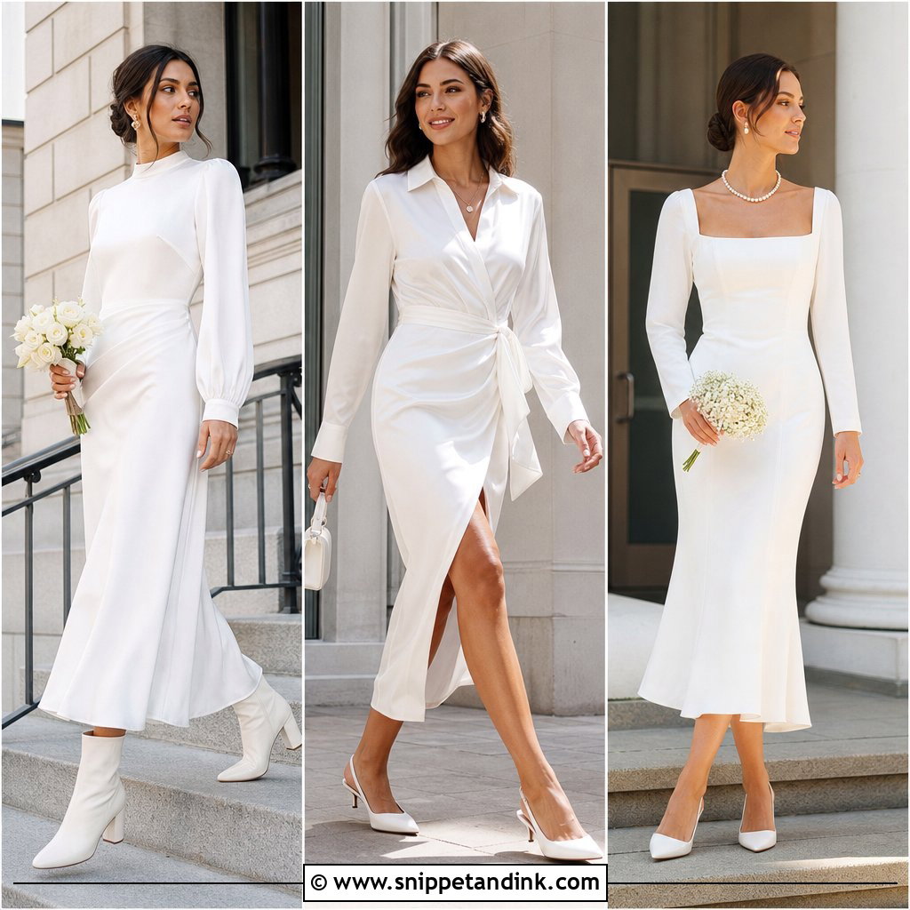 20 Casual Courthouse Wedding Dress Ideas for Modern Brides
