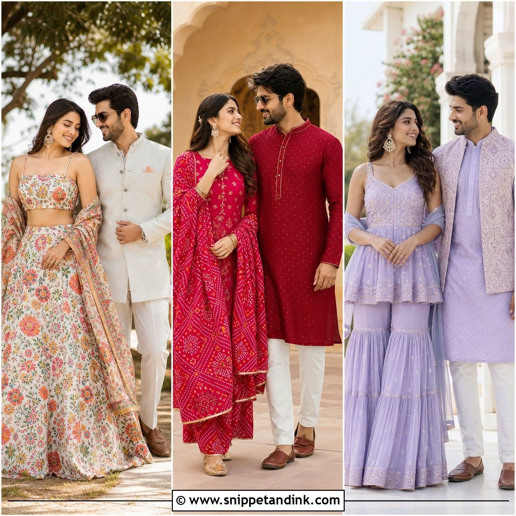 20 Casual Indian Prewedding Outfit Ideas for Chic Celebrations