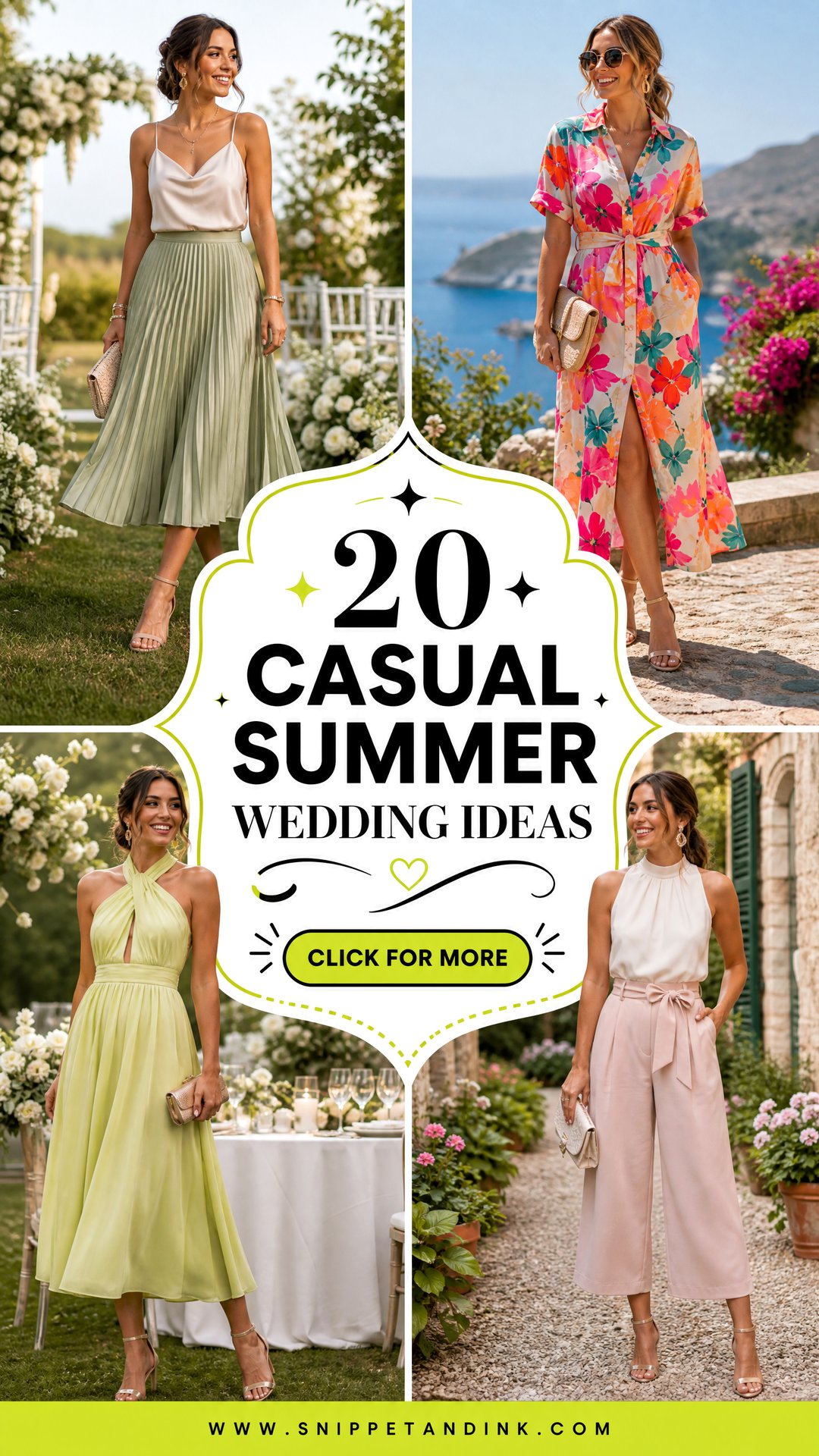 20 Casual Summer Wedding Ideas for a Relaxed Celebration - 20 Casual Summer Wedding Ideas for a Relaxed Celebration