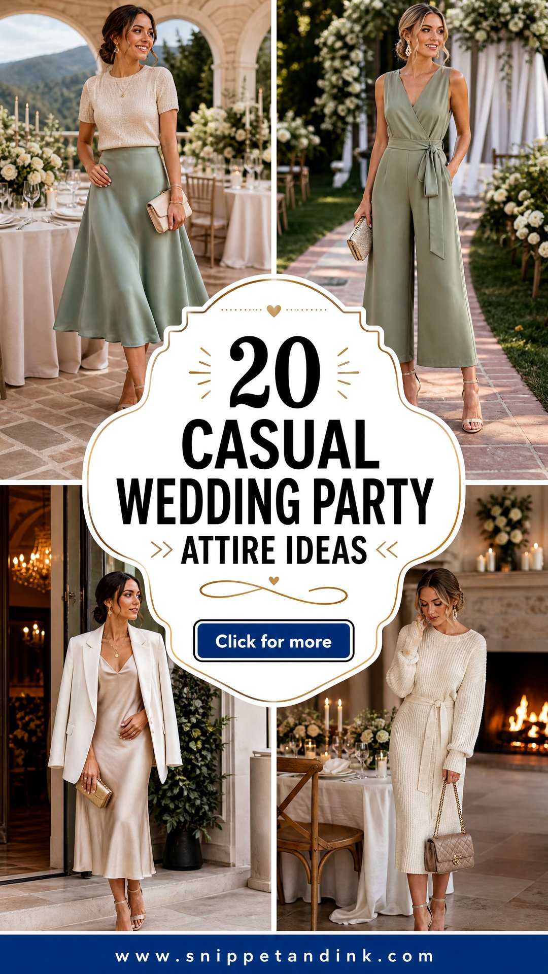 20 Casual Wedding Party Attire Ideas for a Polished Look - 20 Casual Wedding Party Attire Ideas for a Polished Look