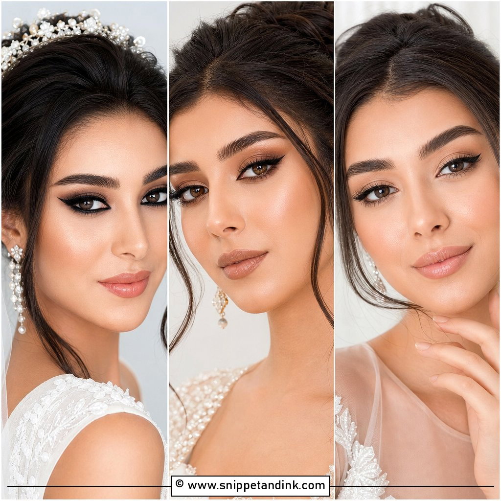 20 Cat Eye Bridal Makeup Ideas for a Striking Aisle Glow