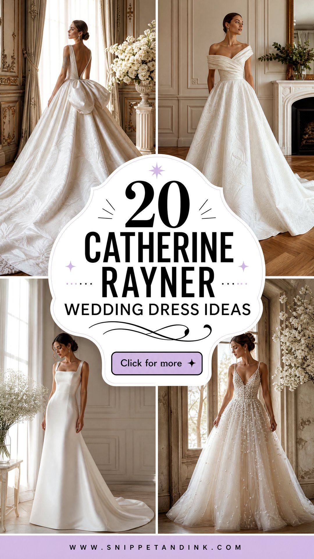 20 Catherine Rayner Wedding Dress Ideas for Romantic Brides - 20 Catherine Rayner Wedding Dress Ideas for Romantic Brides