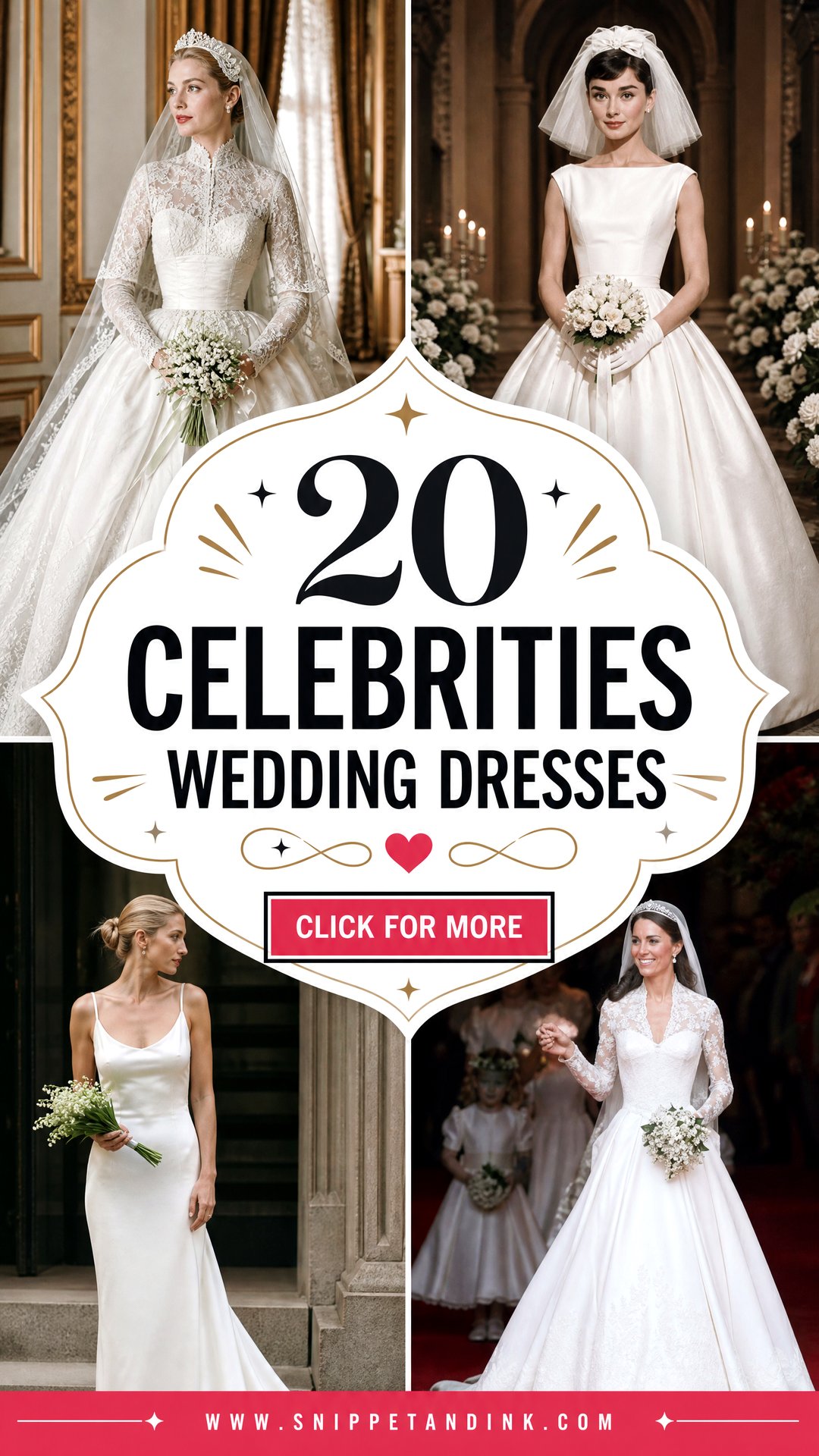 20 Celebrities Wedding Dresses to Inspire Your Bridal Look - 20 Celebrities Wedding Dresses to Inspire Your Bridal Look