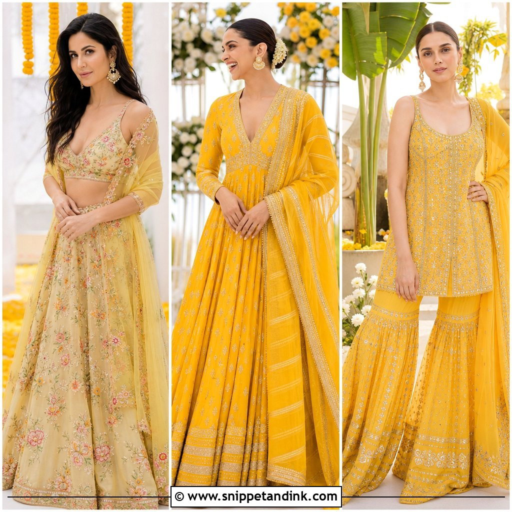 20 Celebrity Haldi Outfit Ideas: Vibrant Looks to Inspire You