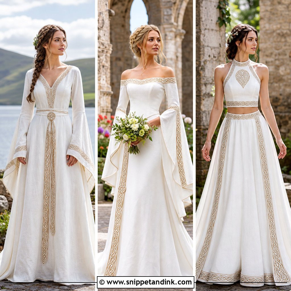 20 Celtic Wedding Dresses: Enchanting Looks With Heritage