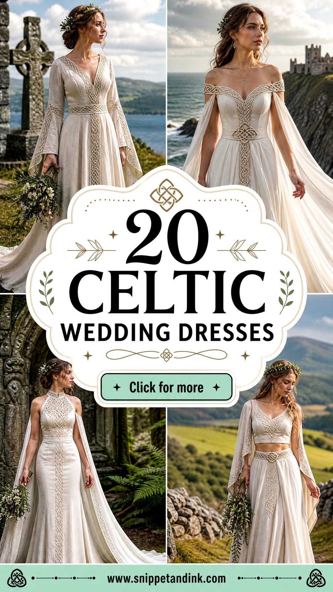 20 Celtic Wedding Dresses Enchanting Looks With Heritage - 20 Celtic Wedding Dresses: Enchanting Looks With Heritage