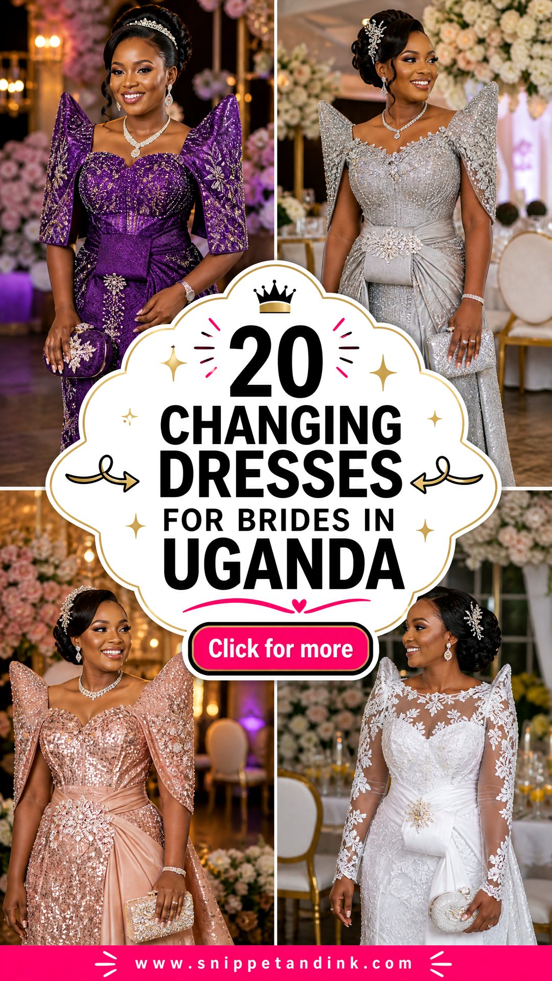 20 Changing Dresses for Brides in Uganda Elegant Reception Looks - 20 Changing Dresses for Brides in Uganda: Elegant Reception Looks