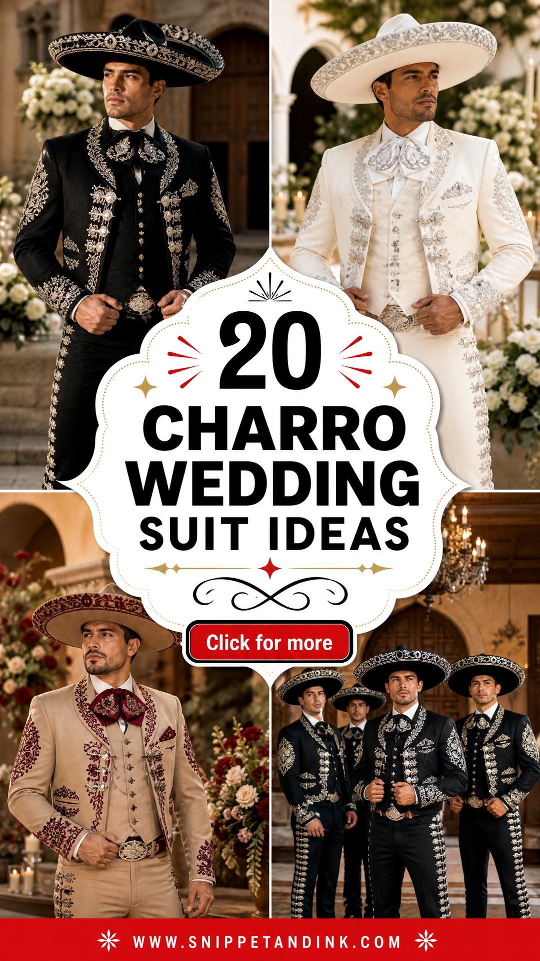20 Charro Wedding Suit Ideas Bold Heritage Looks for Grooms - 20 Charro Wedding Suit Ideas: Bold Heritage Looks for Grooms