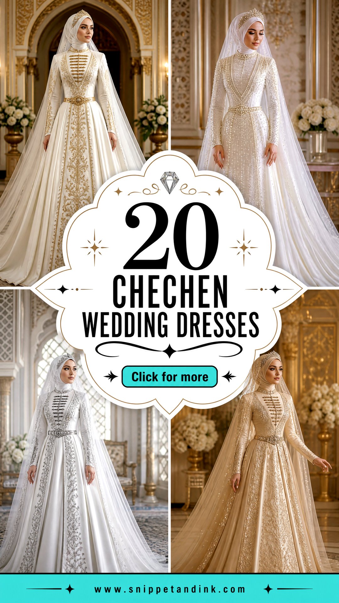 20 Chechen Wedding Dresses Exquisite Styles Rich in Tradition - 20 Chechen Wedding Dresses: Exquisite Styles Rich in Tradition