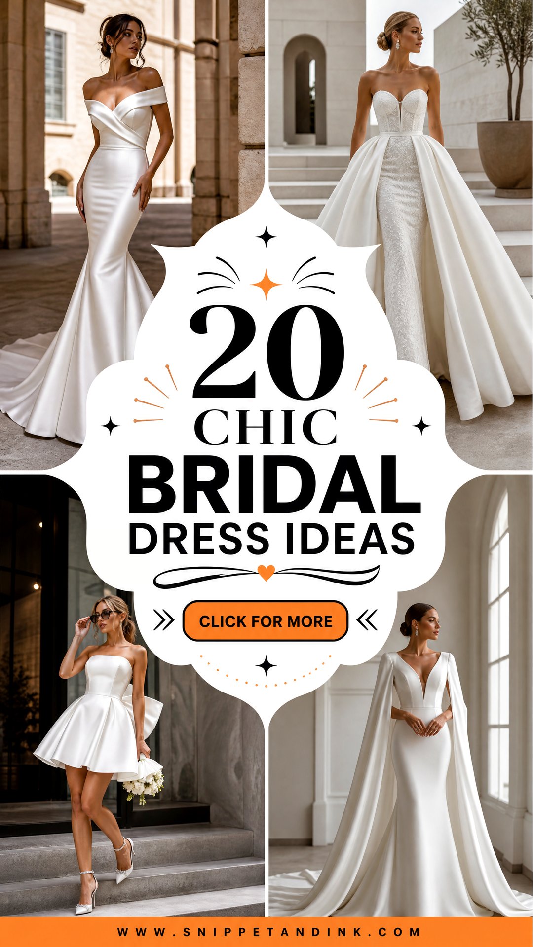 20 Chic Bridal Dress Ideas Sophisticated Looks for Modern Brides - 20 Chic Bridal Dress Ideas: Sophisticated Looks for Modern Brides