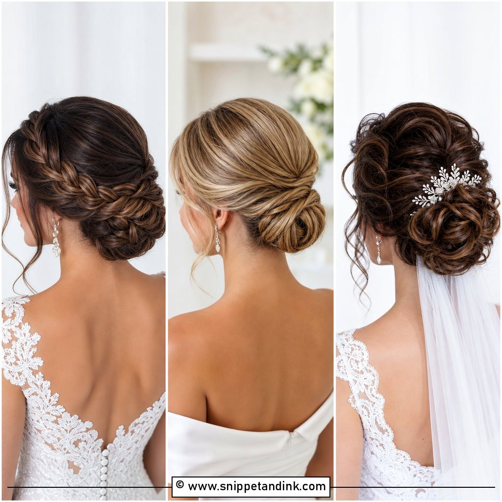 20 Chignon Hair Wedding Ideas for Classic Bridal Style