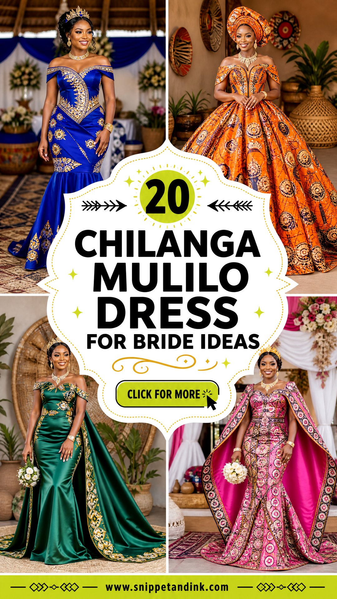 20 Chilanga Mulilo Dress for Bride Ideas for a Stunning Ceremony - 20 Chilanga Mulilo Dress for Bride Ideas for a Stunning Ceremony