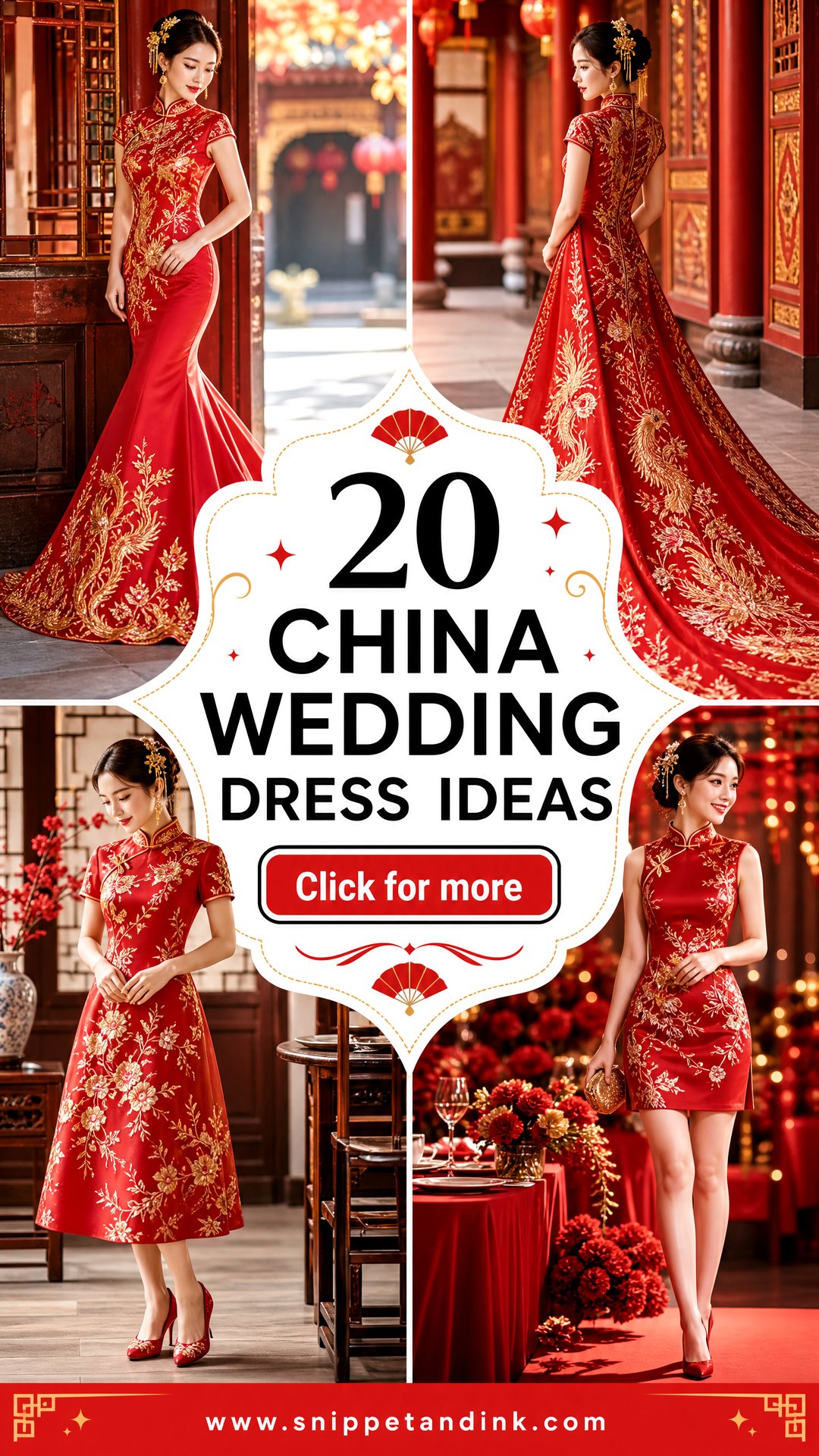 20 China Wedding Dress Ideas Blending Tradition and Modern Style - 20 China Wedding Dress Ideas Blending Tradition and Modern Style