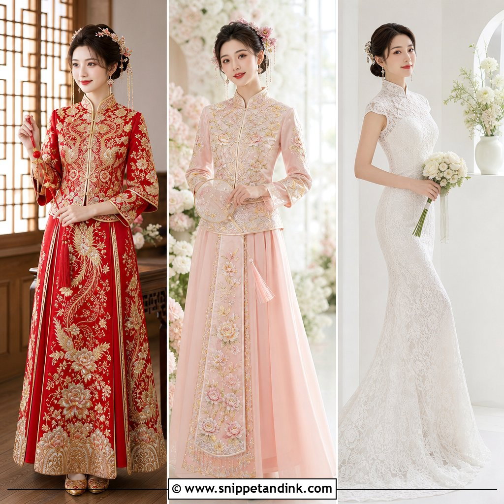 20 Chinese Bridal Dress Ideas for a Modern Traditional Look