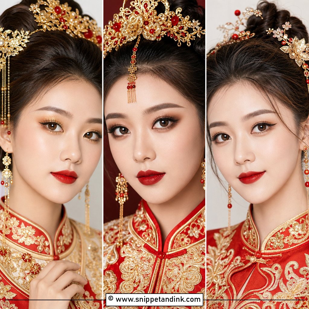 20 Chinese Bridal Makeup Ideas for a Radiant Wedding Look