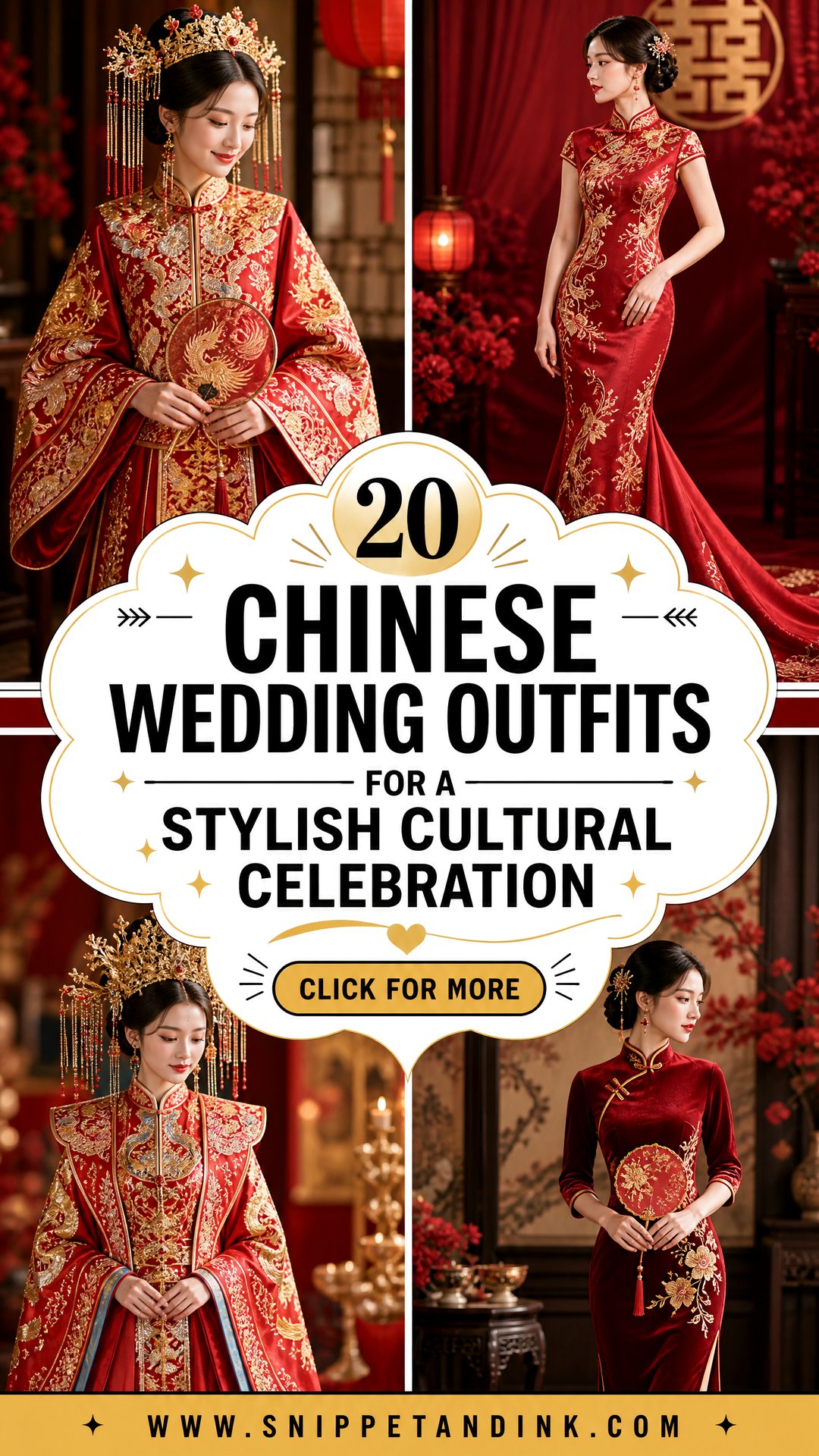 20 Chinese Wedding Outfits for a Stylish Cultural Celebration - 20 Chinese Wedding Outfits for a Stylish Cultural Celebration