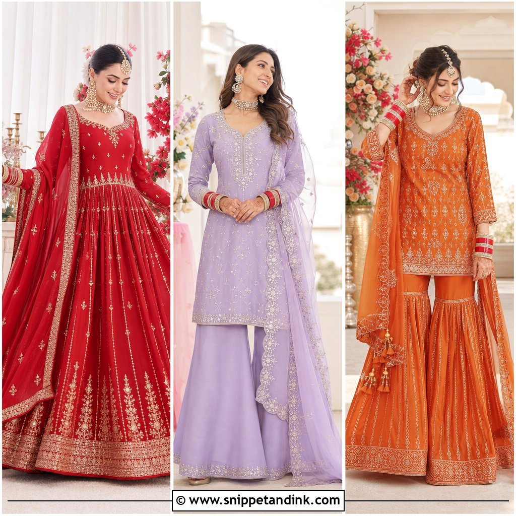 20 Choora Ceremony Outfit Ideas for a Meaningful Bridal Moment