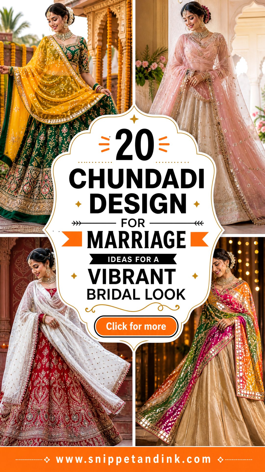 20 Chundadi Design for Marriage Ideas for a Vibrant Bridal Look - 20 Chundadi Design for Marriage Ideas for a Vibrant Bridal Look