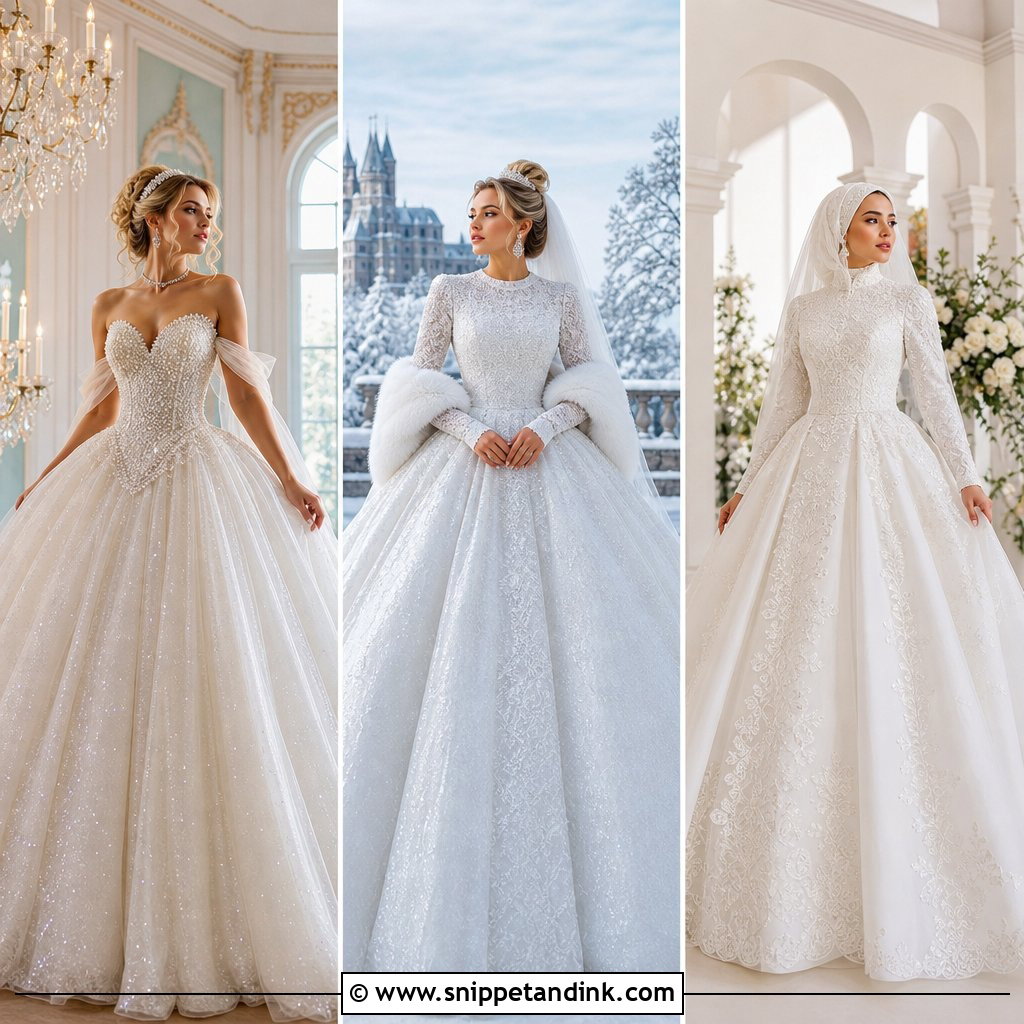 20 Cinderella Dress Wedding Ideas for a Magical Fairytale Bride