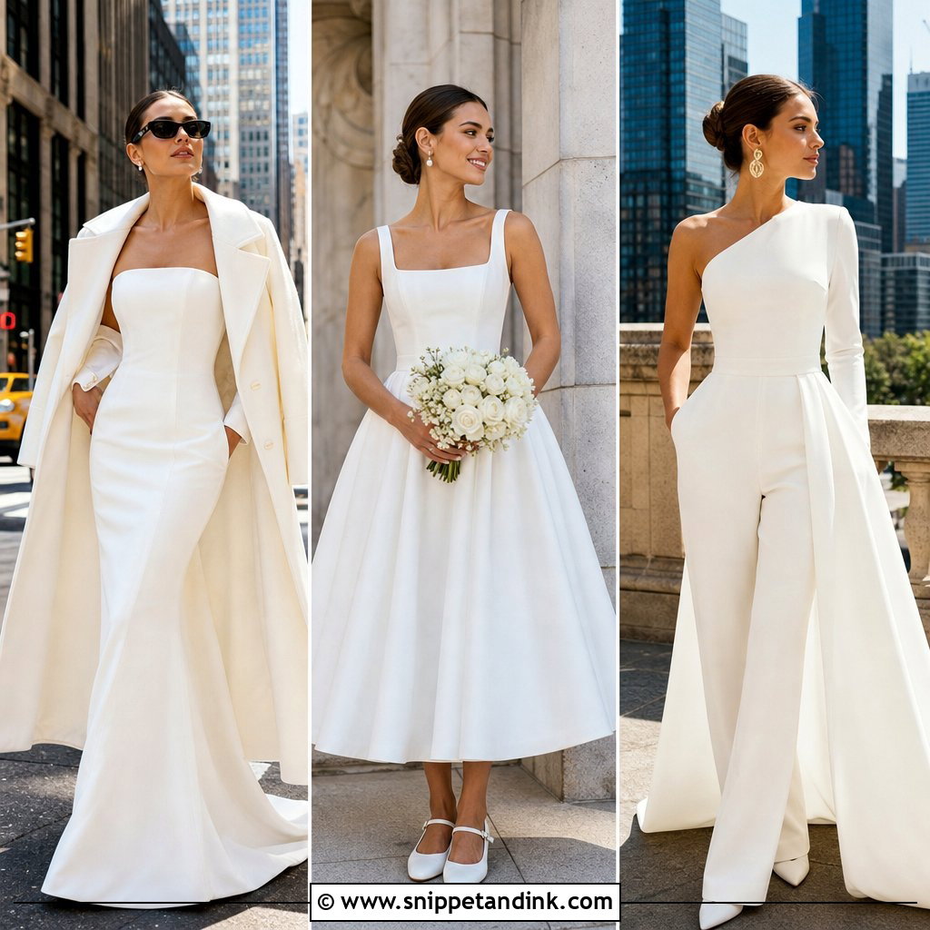 20 City Wedding Dress Ideas for a Chic Urban Celebration