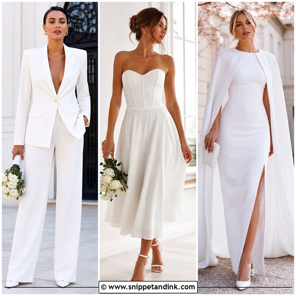20 Civil Wedding Ideas Outfits for Every Chic Ceremony Style