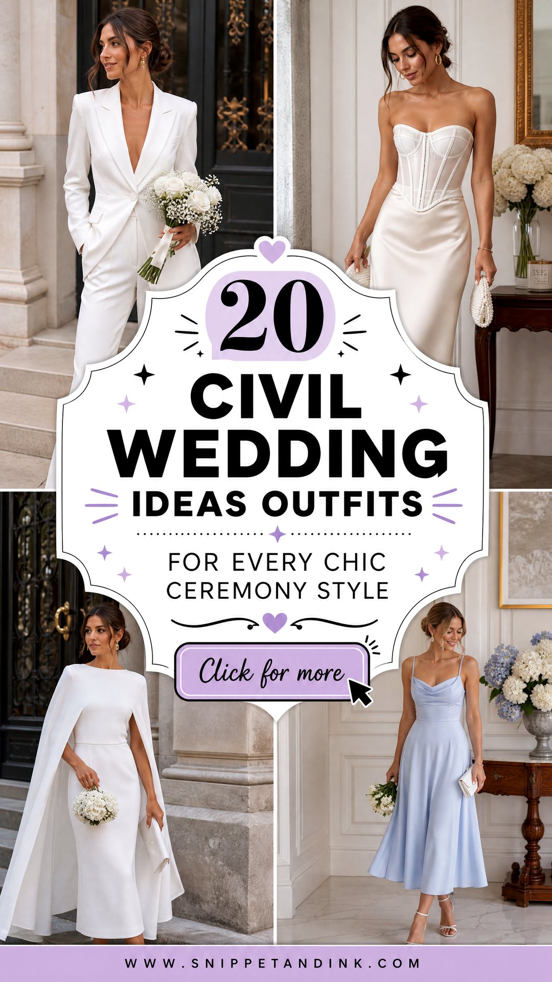 20 Civil Wedding Ideas Outfits for Every Chic Ceremony Style - 20 Civil Wedding Ideas Outfits for Every Chic Ceremony Style