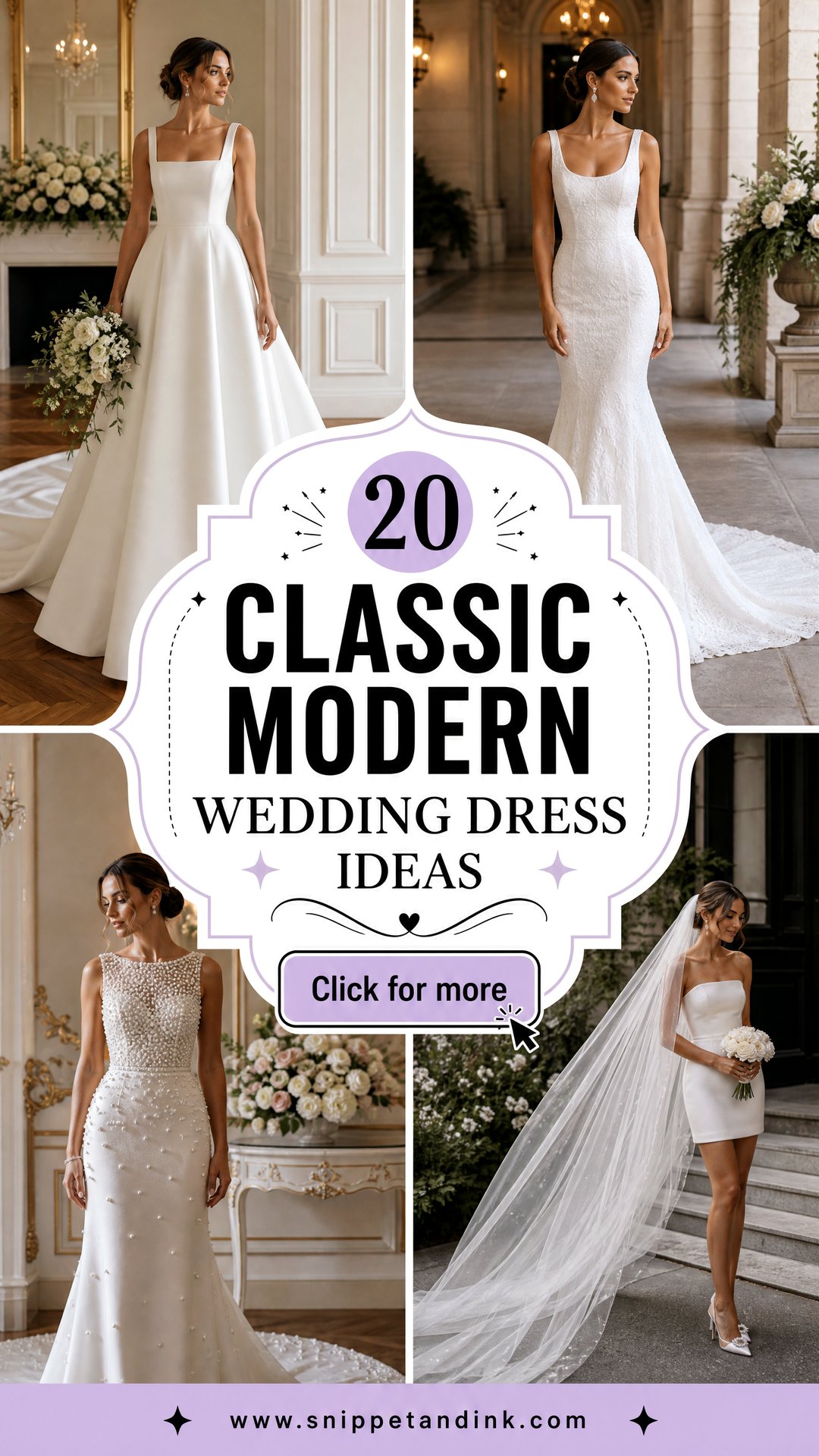20 Classic Modern Wedding Dress Ideas for Chic Brides - 20 Classic Modern Wedding Dress Ideas for Chic Brides