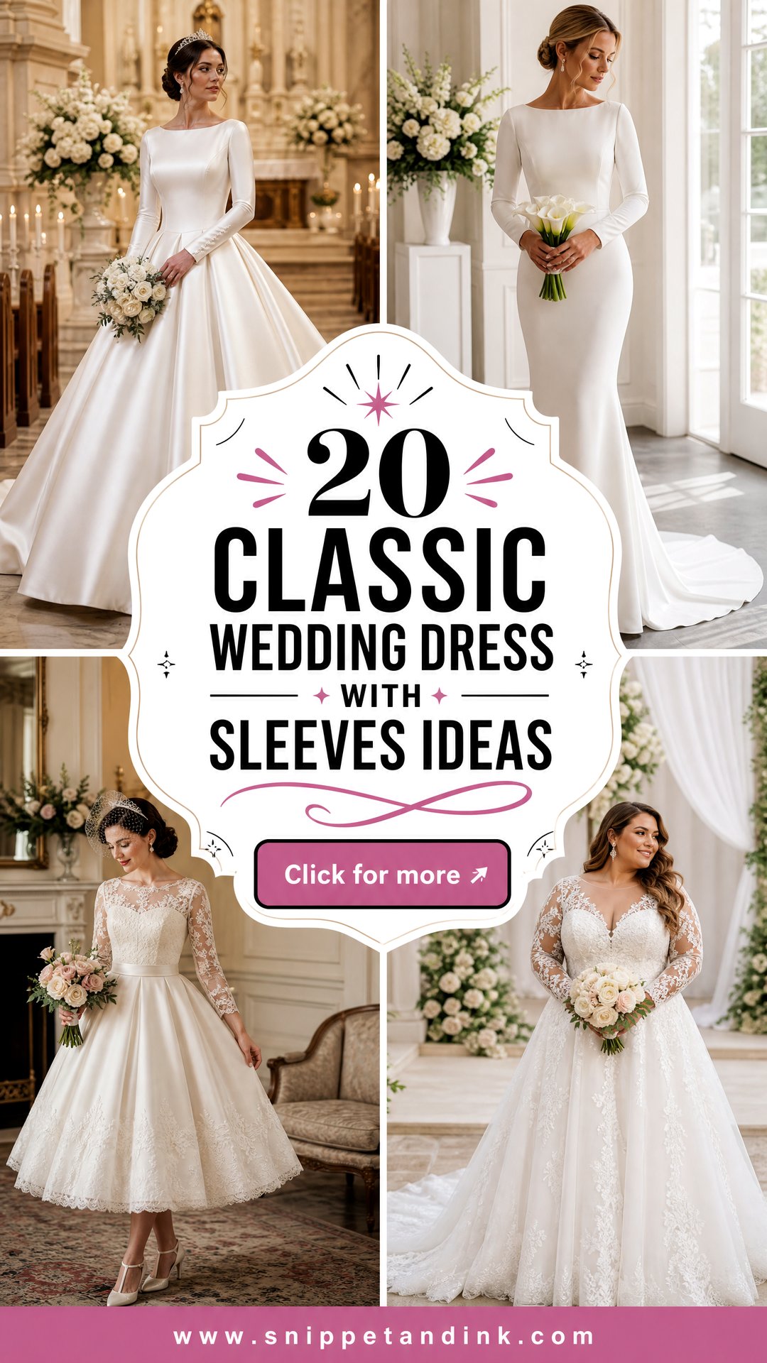 20 Classic Wedding Dress with Sleeves Ideas Brides Love - 20 Classic Wedding Dress with Sleeves Ideas Brides Love