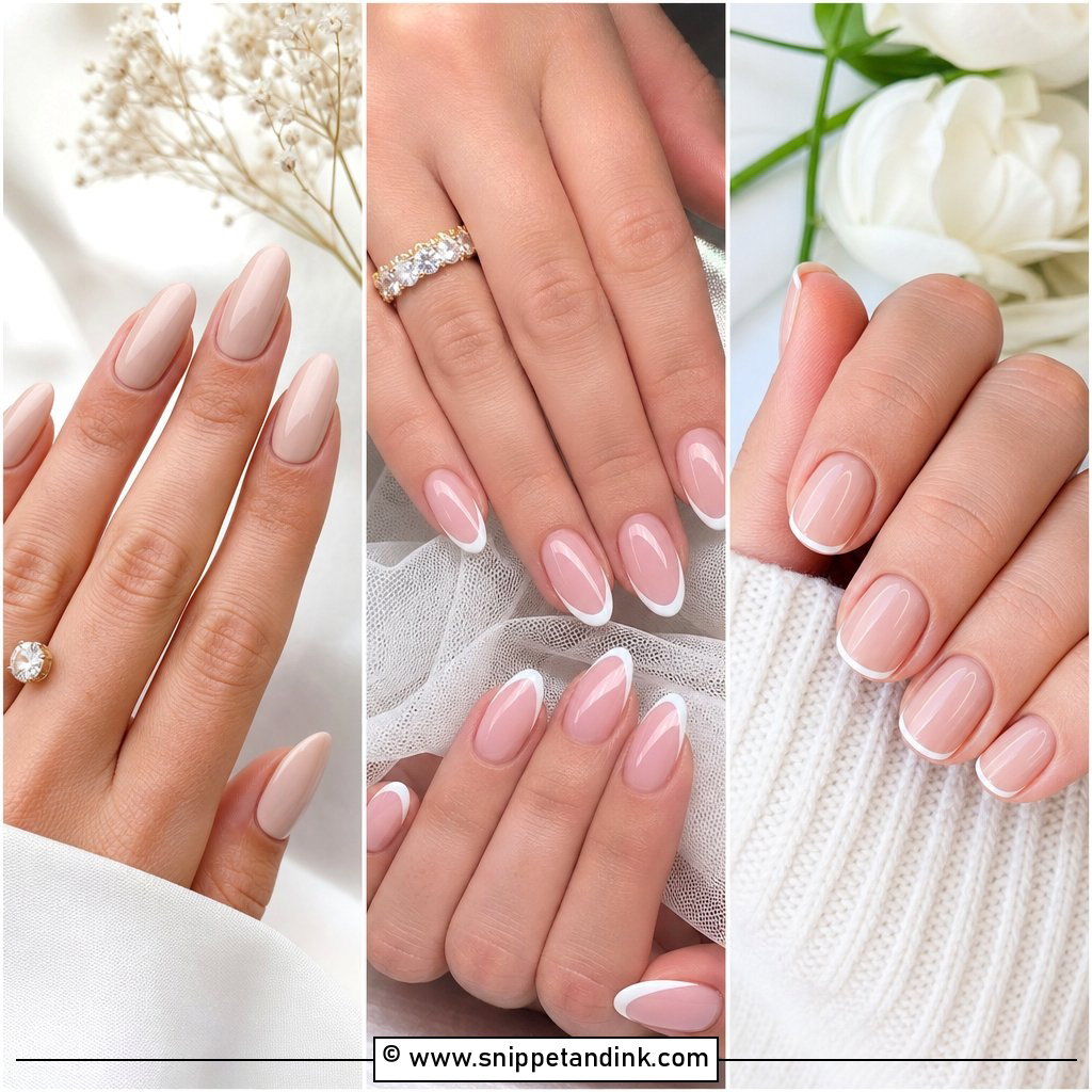 20 Classic Wedding Nails for Bride Elegant Bridal Looks