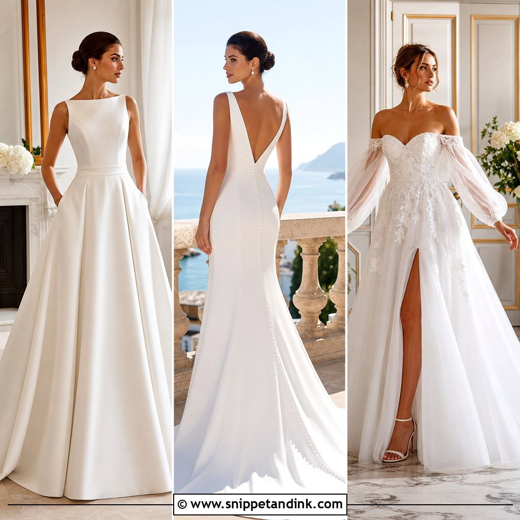 20 Classic a Line Wedding Dress Ideas With Timeless Bridal Style