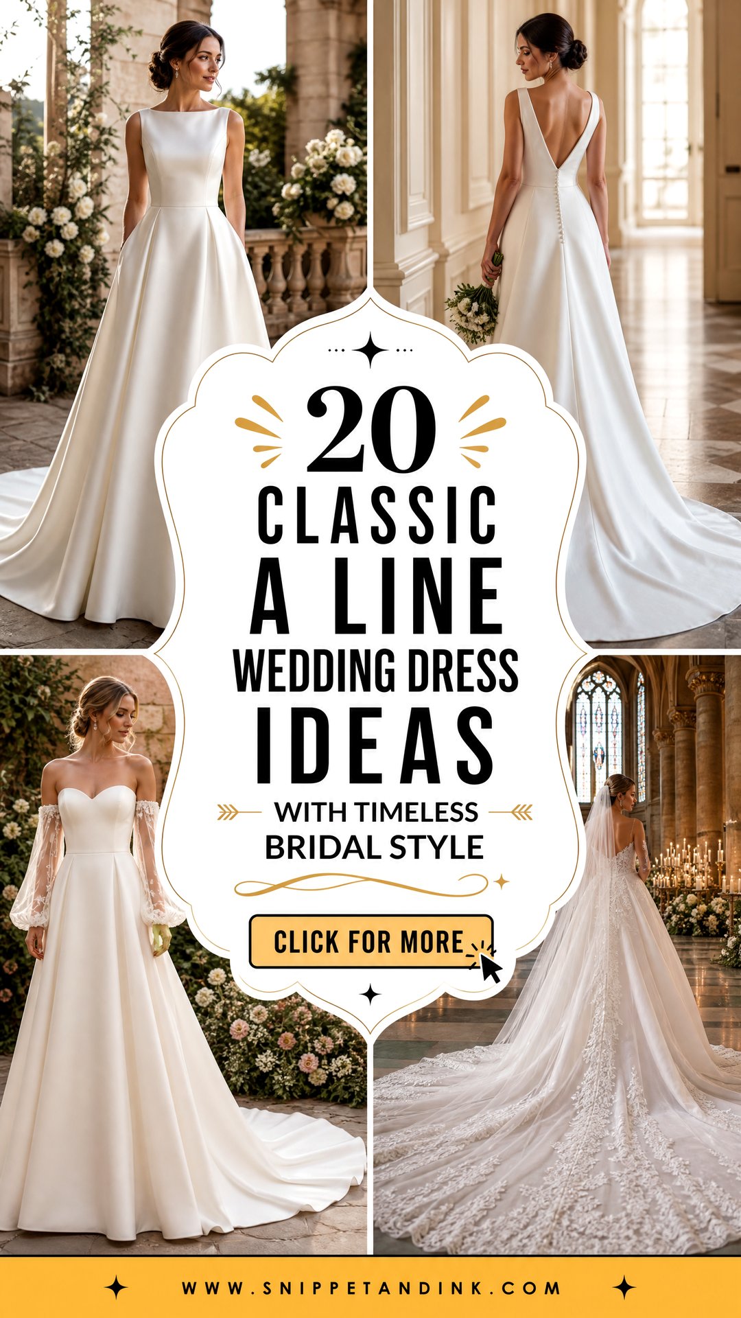20 Classic a Line Wedding Dress Ideas With Timeless Bridal Style - 20 Classic a Line Wedding Dress Ideas With Timeless Bridal Style