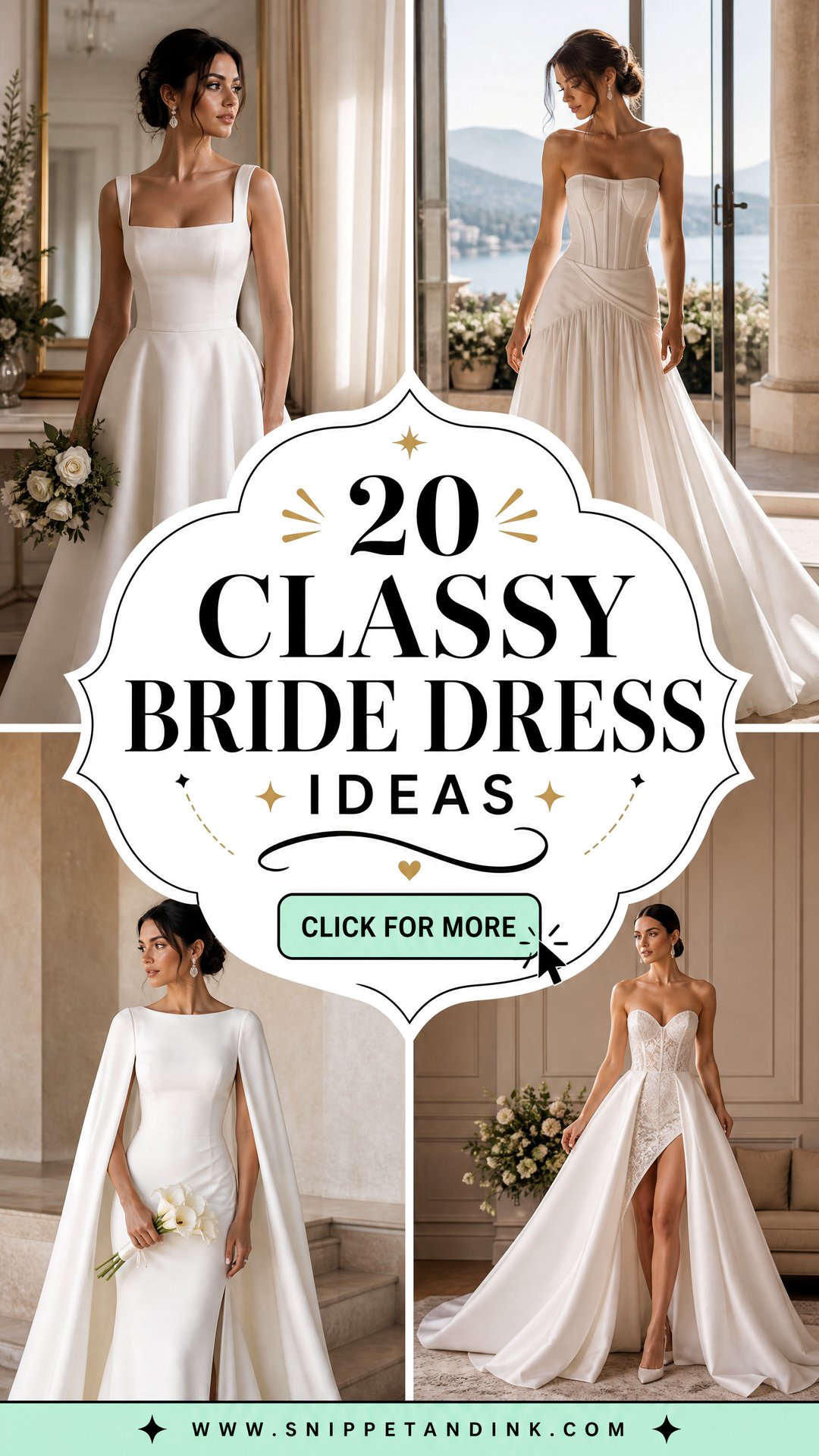 20 Classy Bride Dress Ideas for an Effortlessly Chic Look - 20 Classy Bride Dress Ideas for an Effortlessly Chic Look