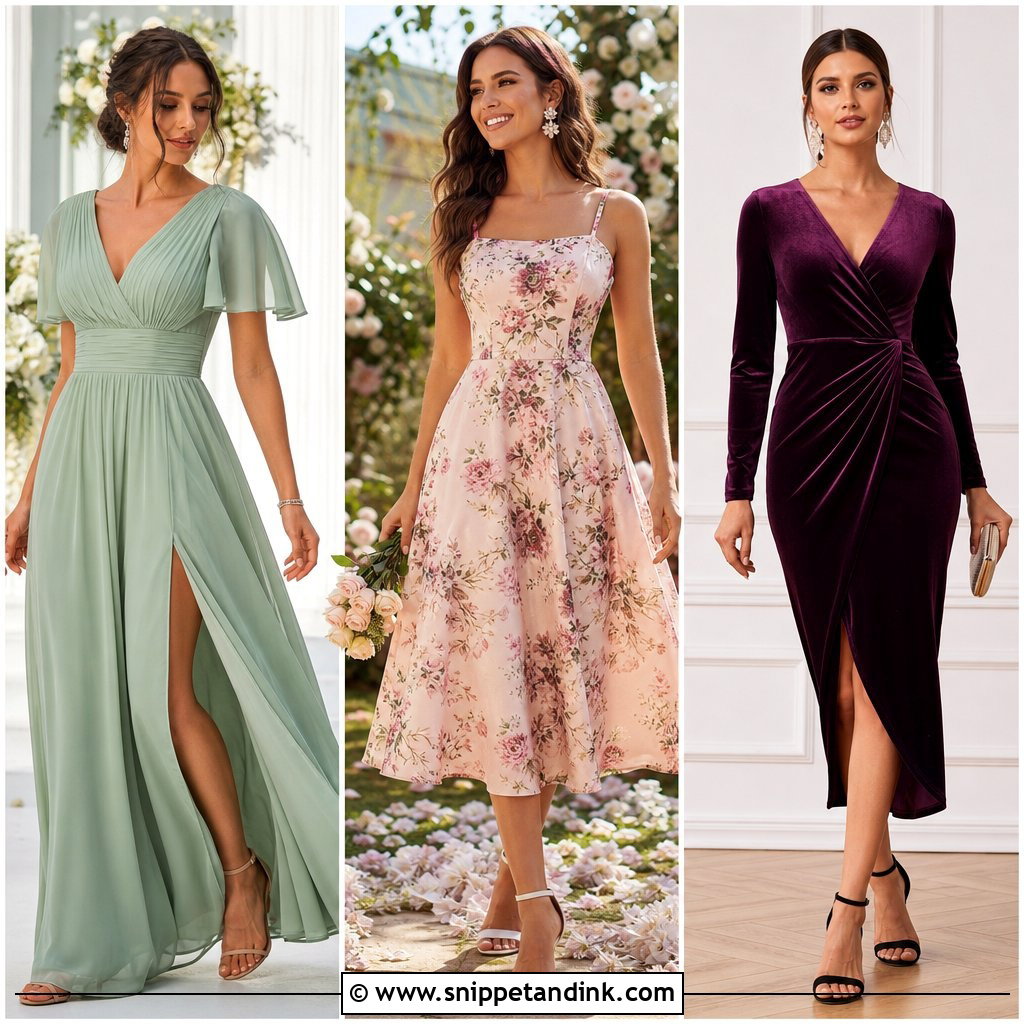 20 Classy Dress Outfits for Wedding Guests to Copy Right Now