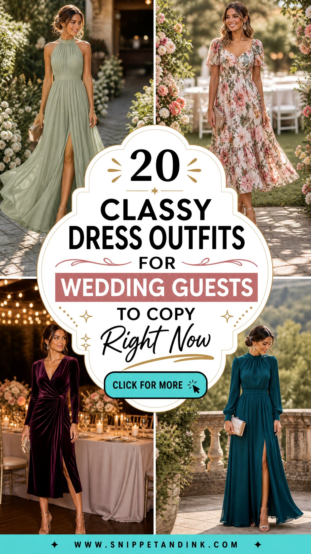 20 Classy Dress Outfits for Wedding Guests to Copy Right Now - 20 Classy Dress Outfits for Wedding Guests to Copy Right Now