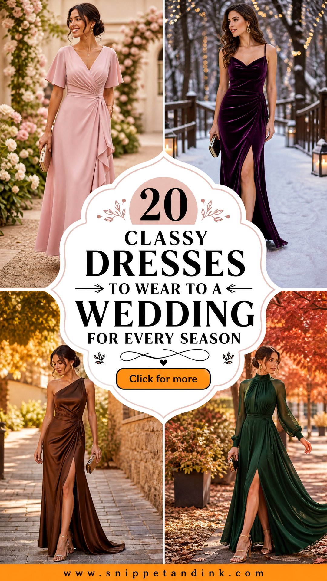 20 Classy Dresses to Wear to a Wedding for Every Season - 20 Classy Dresses to Wear to a Wedding for Every Season