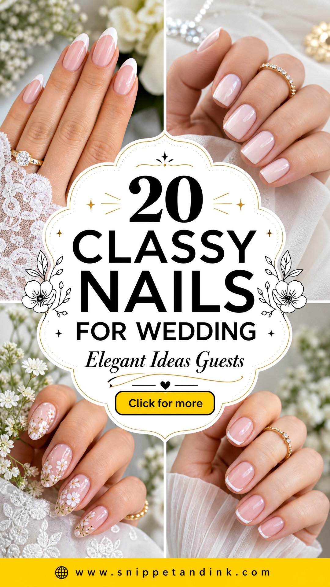 20 Classy Nails for Wedding Elegant Ideas Guests Love - 20 Classy Nails for Wedding: Elegant Ideas Guests Love