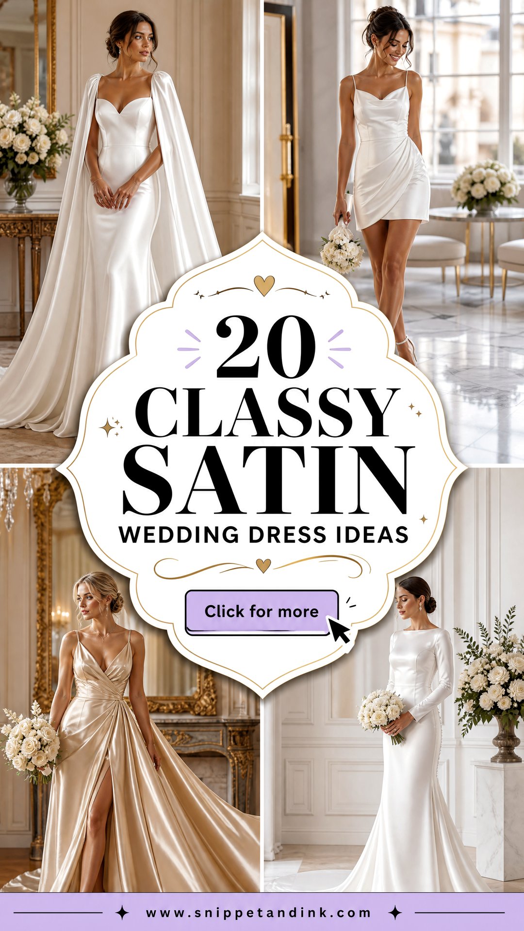 20 Classy Satin Wedding Dress Ideas for a Luxe Bridal Look - 20 Classy Satin Wedding Dress Ideas for a Luxe Bridal Look