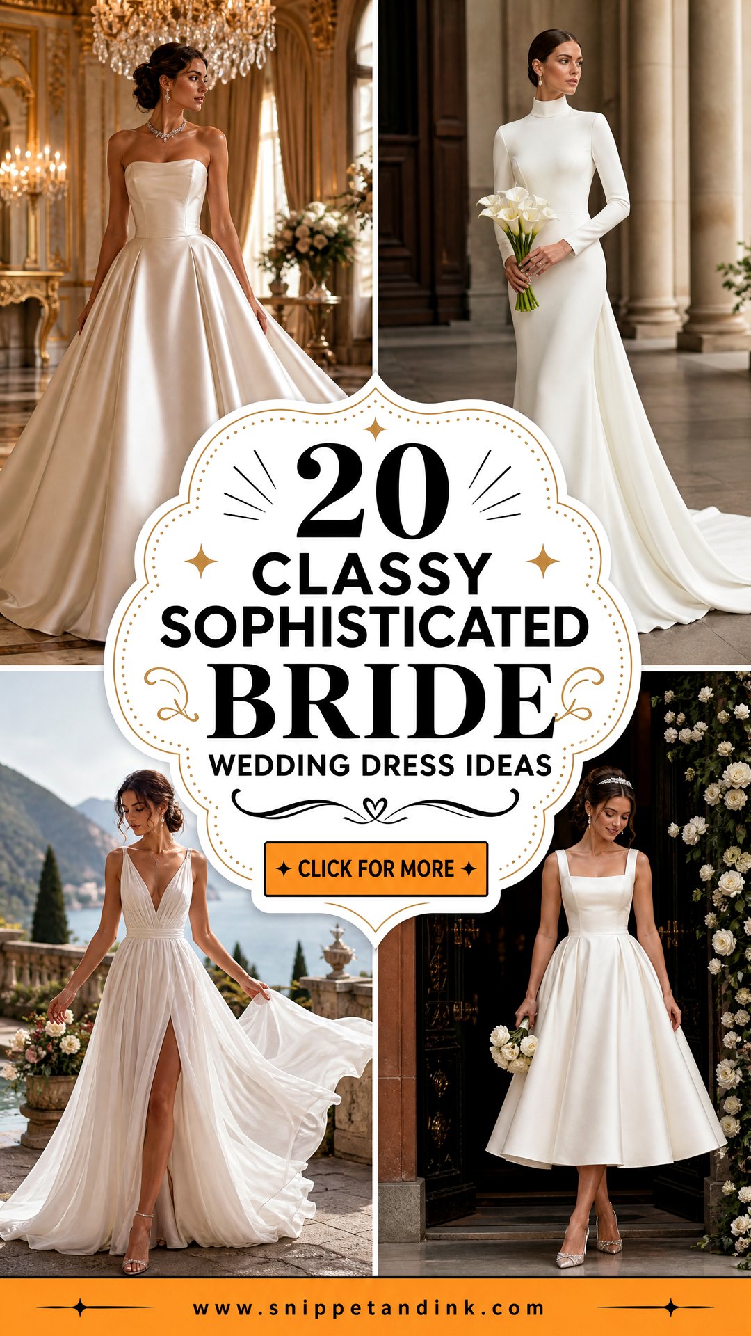 20 Classy Sophisticated Bride Wedding Dress Ideas to Save - 20 Classy Sophisticated Bride Wedding Dress Ideas to Save