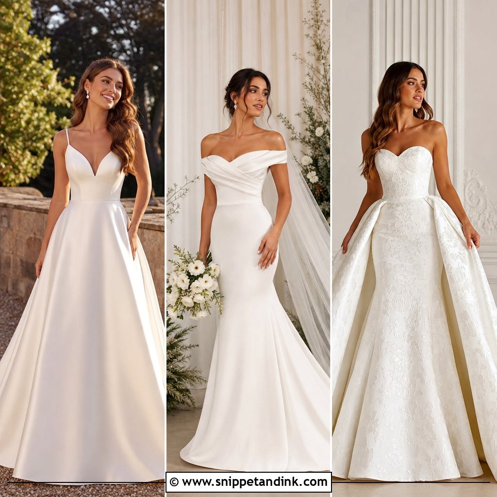 20 Classy Wedding Dress Inspiration Ideas for a Luxe Look