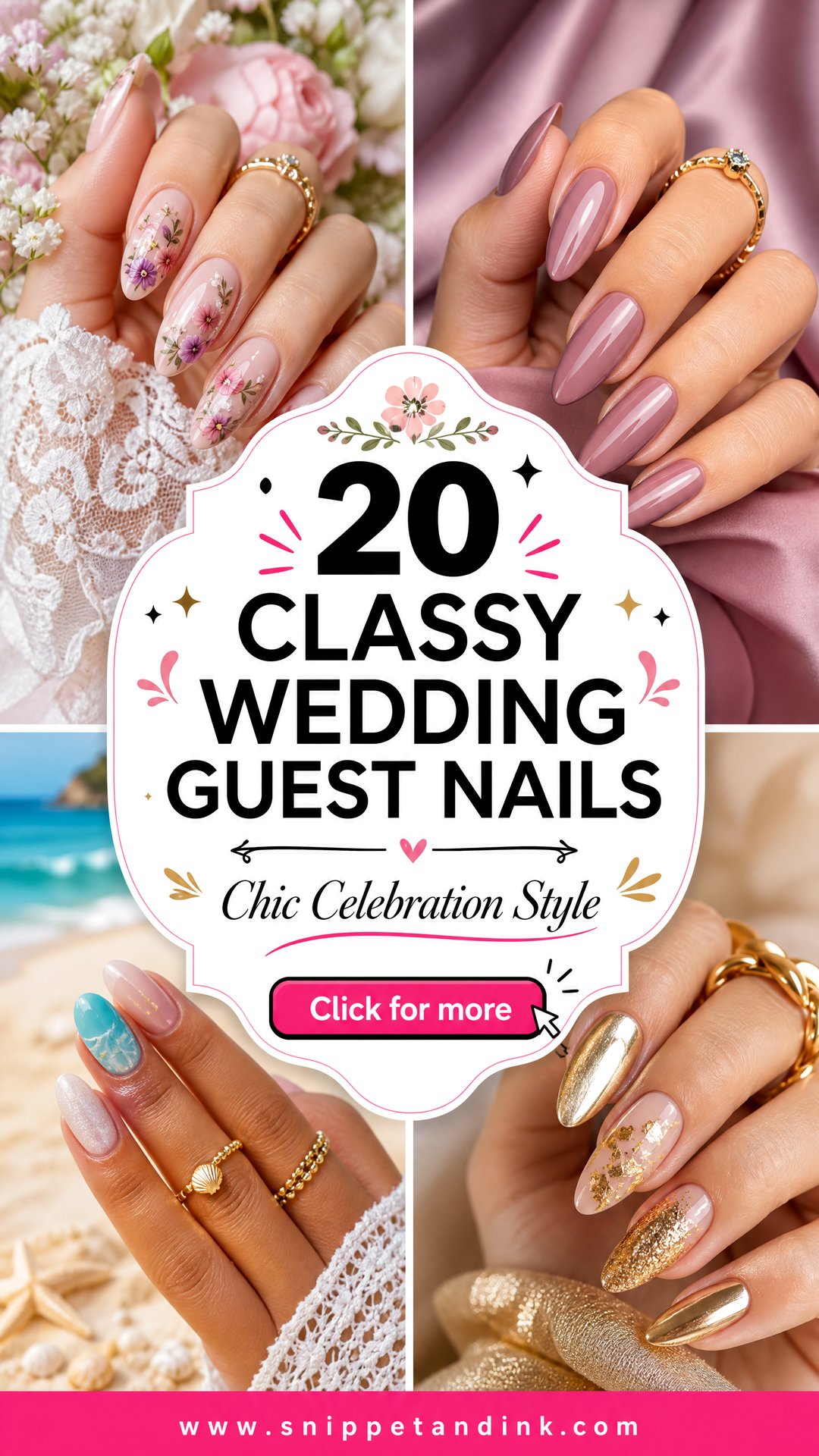 20 Classy Wedding Guest Nails for Chic Celebration Style - 20 Classy Wedding Guest Nails for Chic Celebration Style